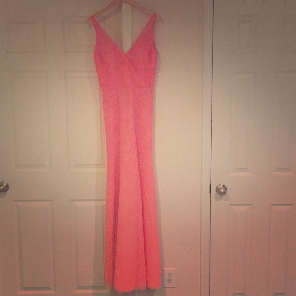 Coral Formal Dress + Extra Length for Tall Ladies!